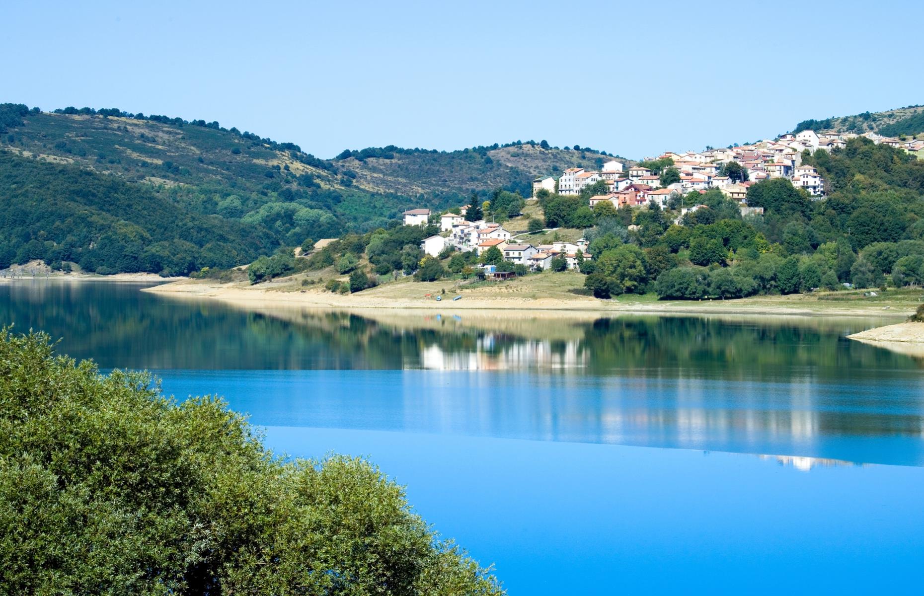 Lake Campotosto, Italy